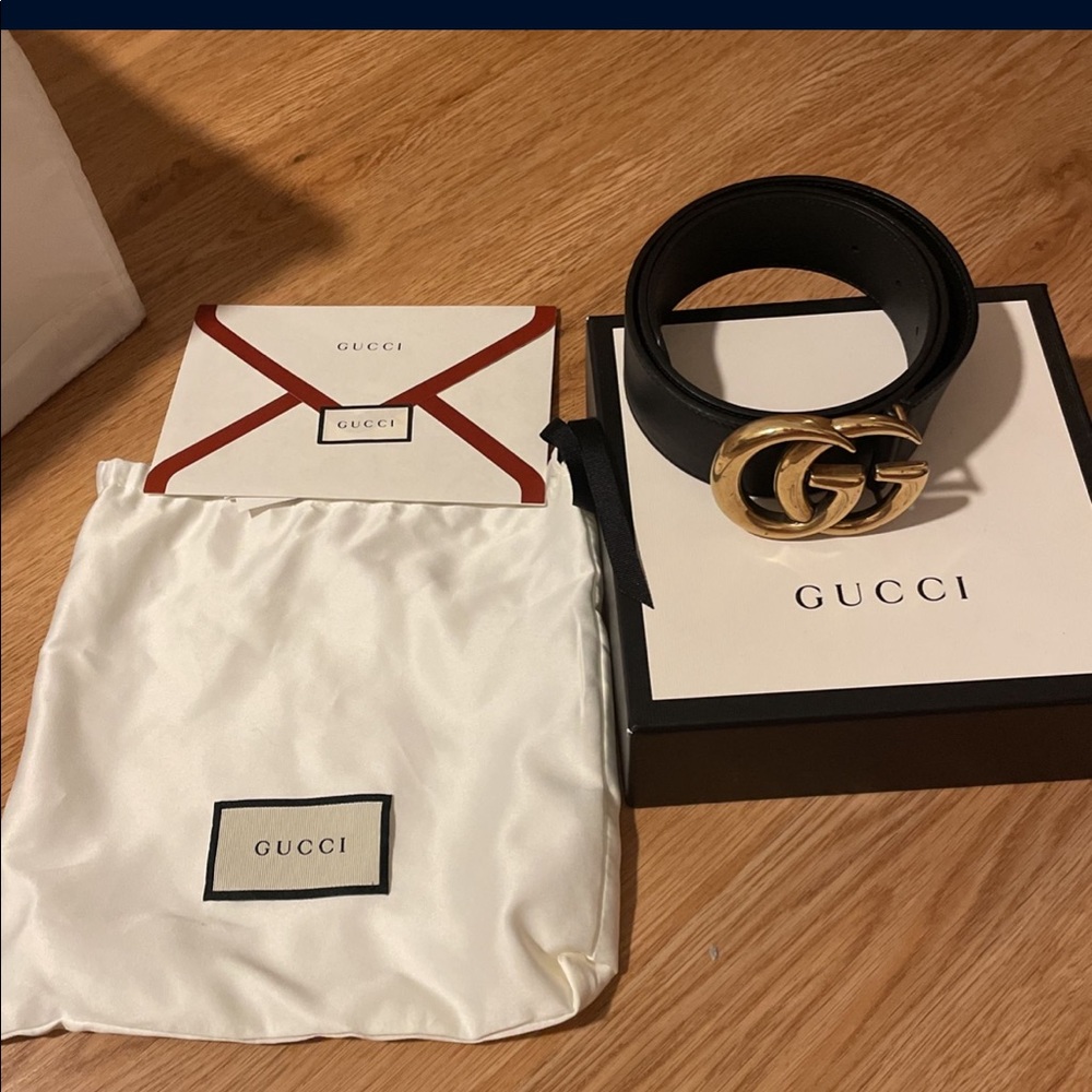 Authentic Gucci marmont belt .85cm